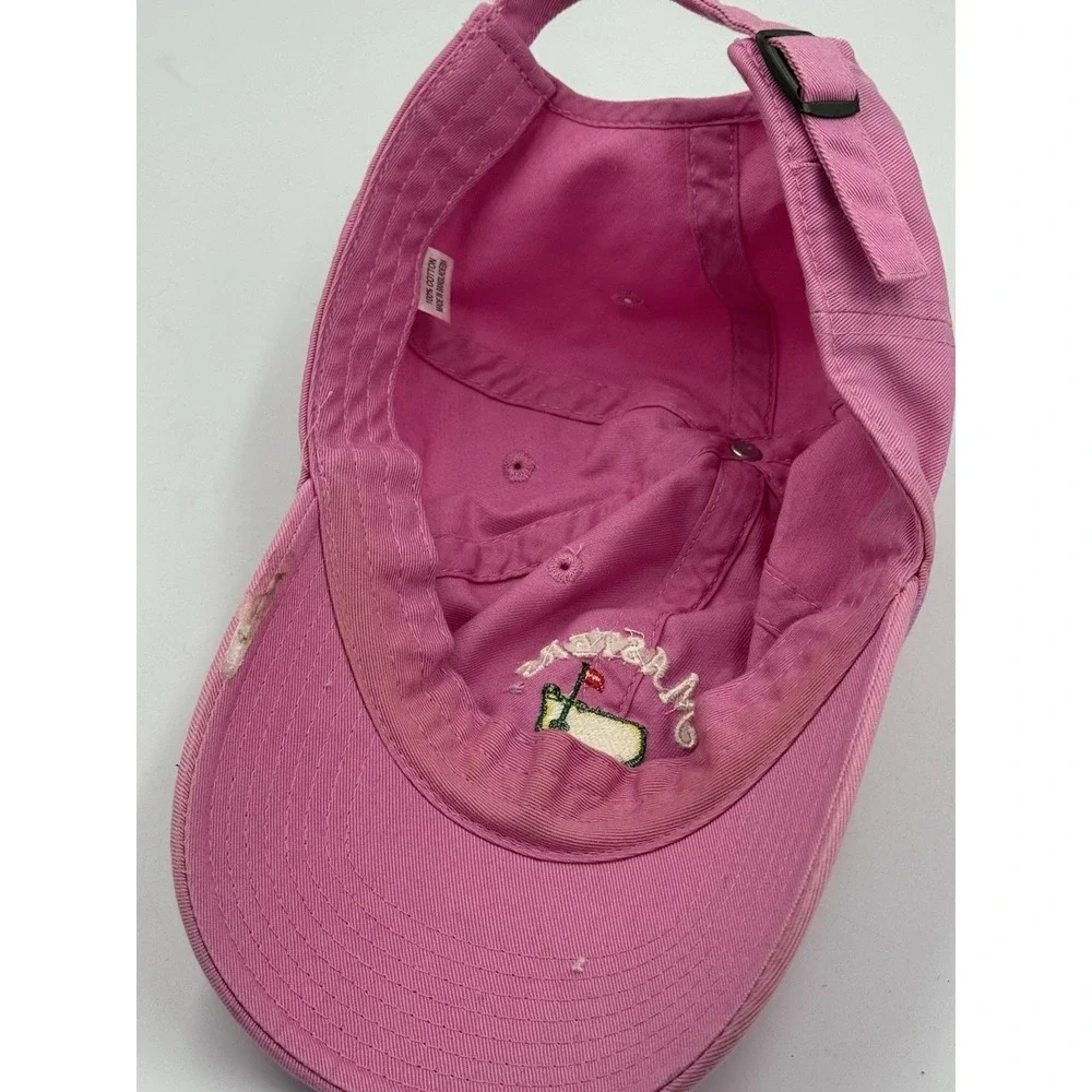 2013 Masters Golf Tournament Augusta National Pink Logo Cap Hat Adjustable